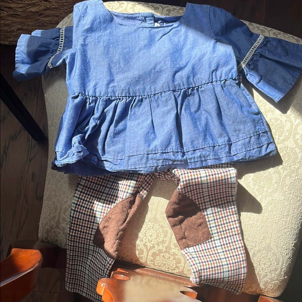 Janie and Jack Spring time riding outfit